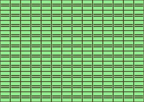 Geometric repeating pattern consisting of a grid of soft sage-green Stock Illustration