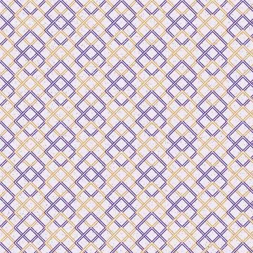 Geometric repeating pattern with diamond shapes and diagonal lines illustrati Stock Illustration