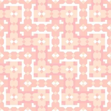 Geometric repeating pattern, interwoven lattice. Vector. Stockillustratie