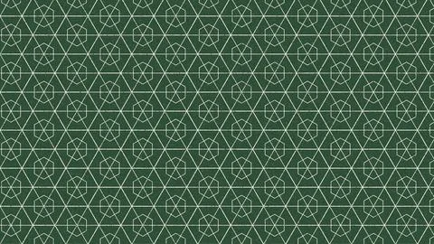 Geometric repeating pattern with intricate line designs Stock Illustration