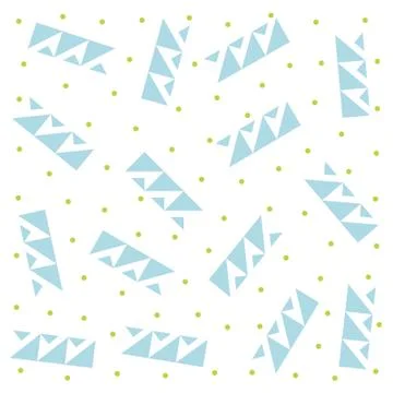 Geometric repeating pattern tile Stock Illustration