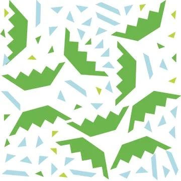 Geometric repeating pattern tile Stock Illustration