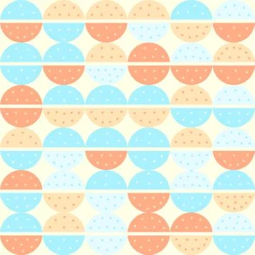 Geometric repeating pattern tile Stock Illustration