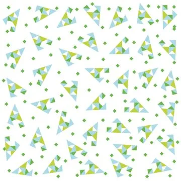 Geometric repeating pattern tile Stock Illustration