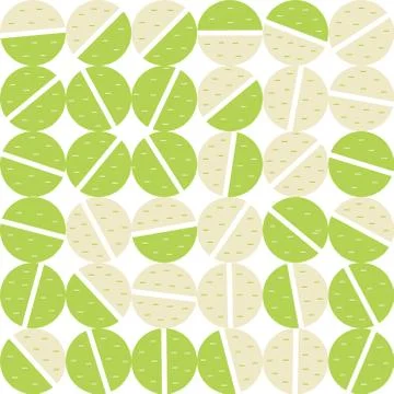 Geometric repeating pattern tile Stock Illustration