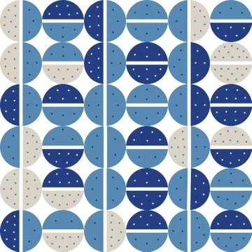 Geometric repeating pattern tile Stock Illustration