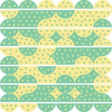 Geometric repeating pattern tile Stock Illustration