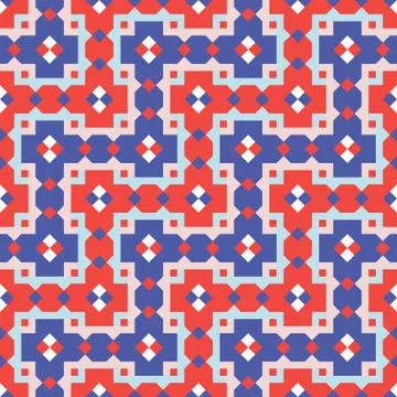 Geometric repeating pattern. Vector. Abstract background. Illustrazione stock