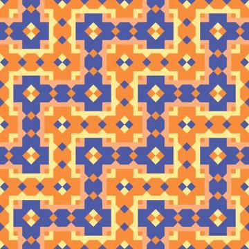 Geometric repeating pattern. Vector. Abstract background. Stock Illustration