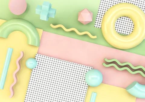 Geometric retro background Stock Illustration