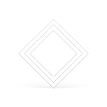 Geometric rhombus level framework symmetric 3d element decorative design ve.. Stock Illustration