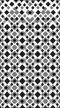 Geometric rhombus pattern in gray black and white for design. Illustrazione stock