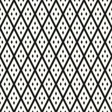 Geometric rhombuses seamless pattern Stock Illustration