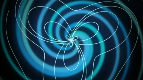 Geometric rose curve drawing seamless loop motion background Stock Footage 344926492