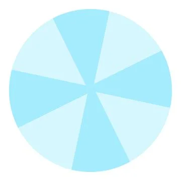 Geometric round circle shape pinwheel sunburst rays pattern design element cy Stock Illustration