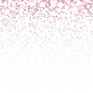 Geometric rounded square pattern background Illustrazione stock