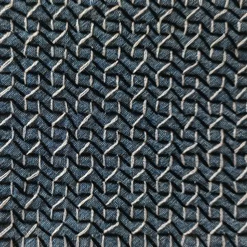 Geometric Sashiko Embroidery Pattern.  Stock Photos