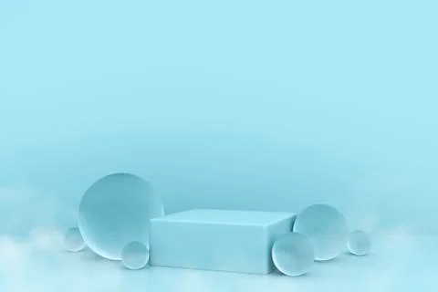 Geometric scene for the presentation of the product Stock Illustration