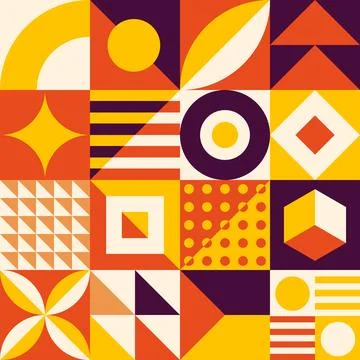 Geometric-seamles-background Stock Illustration