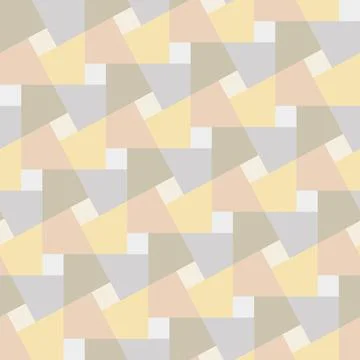 Geometric seamless 3D pattern. Squares. Triangles. Optical illusions. Stock Illustration