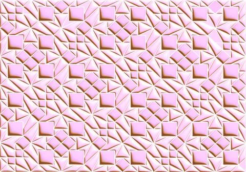 Geometric seamless abstract 3D pattern. Stock Illustration