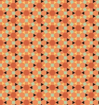Geometric seamless abstract pattern design background and texture Stock Illustration