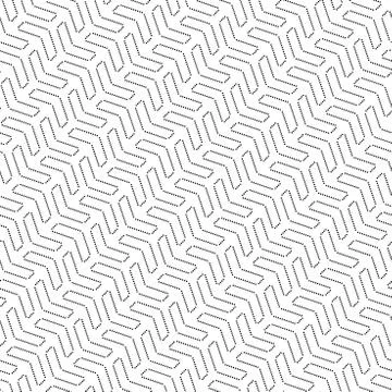 Geometric Seamless  Abstract Pattern Stock Illustration