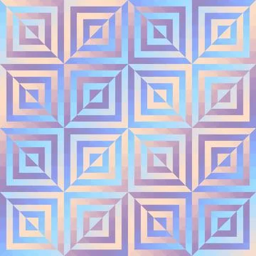 Geometric seamless abstract pattern in low poly style. Small squares regular Stock Illustration