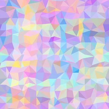 Geometric seamless abstract pattern low poly style. Illustrazione stock