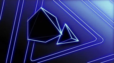 Geometric seamless animation. Video stock 65406162