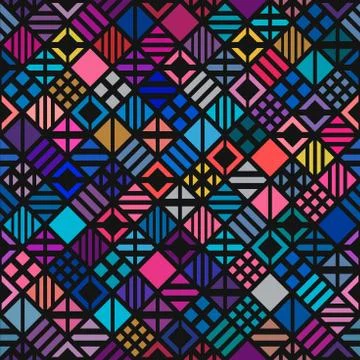 Geometric seamless background Stock Illustration