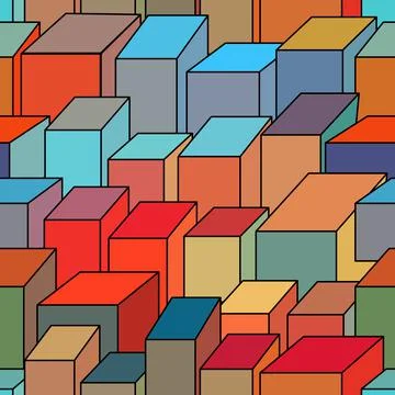 Geometric seamless background. Stock Illustration