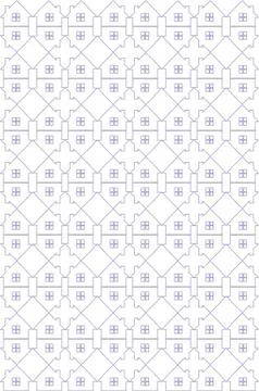 Geometric seamless blue line pattern Stock Illustration