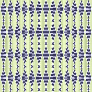 Geometric Seamless Diamond Shape Pattern Stock Illustration