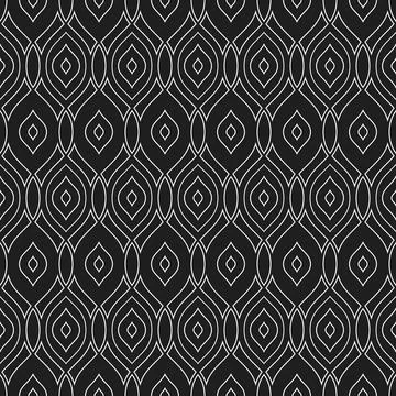 Geometric Seamless Fine Pattern. Classic Ornament Stockillustratie