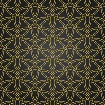 Geometric Seamless Fine Pattern. Classic Ornament Stock Illustration