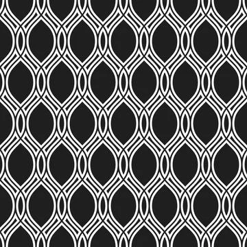 Geometric Seamless Fine Pattern. Classic Ornament Stock Illustration