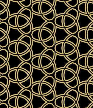 Geometric Seamless Fine Pattern. Classic Ornament Stock Illustration