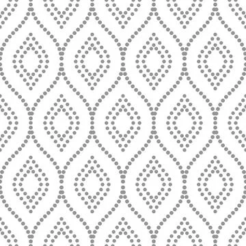 Geometric Seamless Fine Pattern. Classic Ornament Illustrazione stock