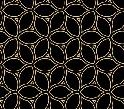 Geometric Seamless Fine Pattern. Classic Ornament Stock Illustration