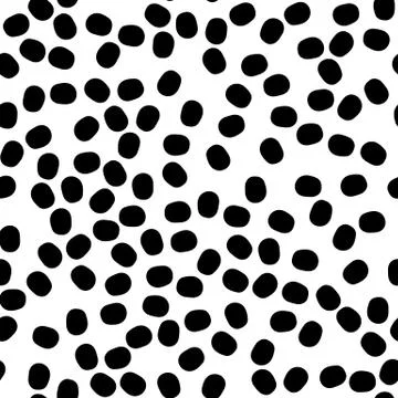 Geometric seamless hand drawn pattern Stock Illustration