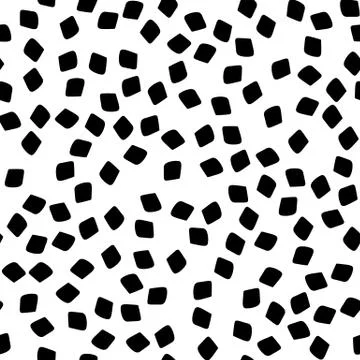 Geometric seamless hand drawn pattern Stock Illustration