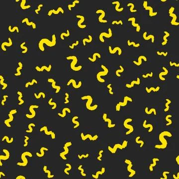 Geometric seamless hand drawn pattern Stock Illustration