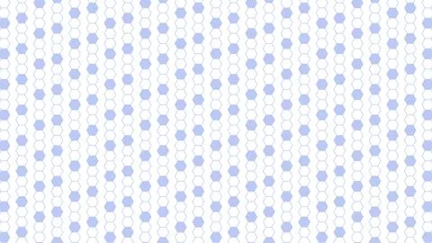 Geometric Seamless Hexagonal Pattern with Purple Solid and Outlined Honeyco.. Stockillustratie