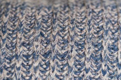 Geometric seamless knitted pattern Stock Photos