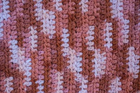 Geometric seamless knitted pattern Stock Photos