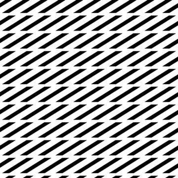 Geometric seamless monochrome pattern with parallelograms, squares. 스톡 일러스트