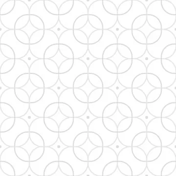 Geometric seamless ornamental circles pattern. Grid repeatable vintage イラスト素材