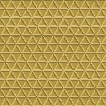 Geometric Seamless Pattern With 3D Elements 스톡 일러스트
