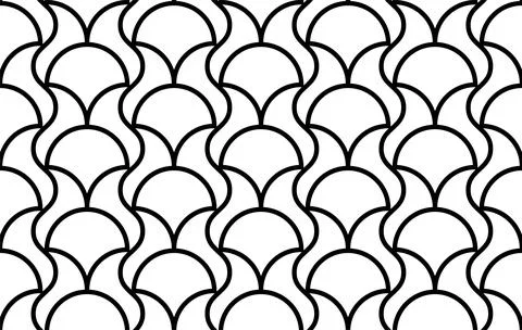 Geometric seamless pattern. Abstract graphic design simple pattern Stock Illustration